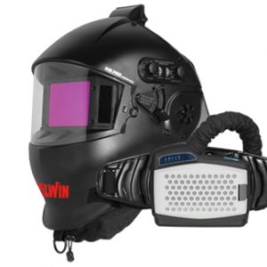 Schweißerhelm mit Lüftung AIR PRO GRANDVIEW PAPR MMA/MIG-MAG/TIG HELM